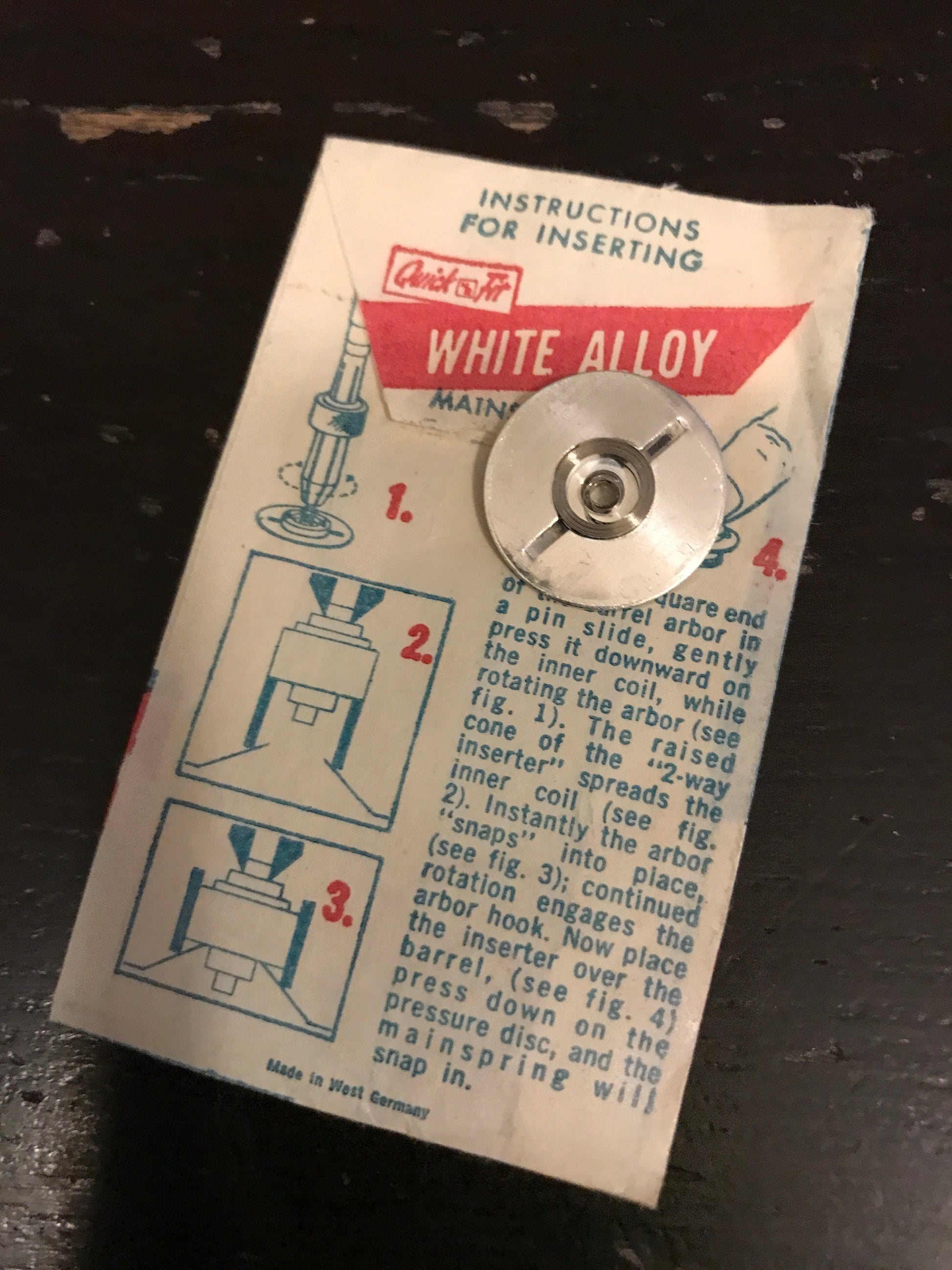 HR Quick Fit Mainspring No. K557 for AS 1051, Durowe 55, PUW 49, Font 63 - Alloy