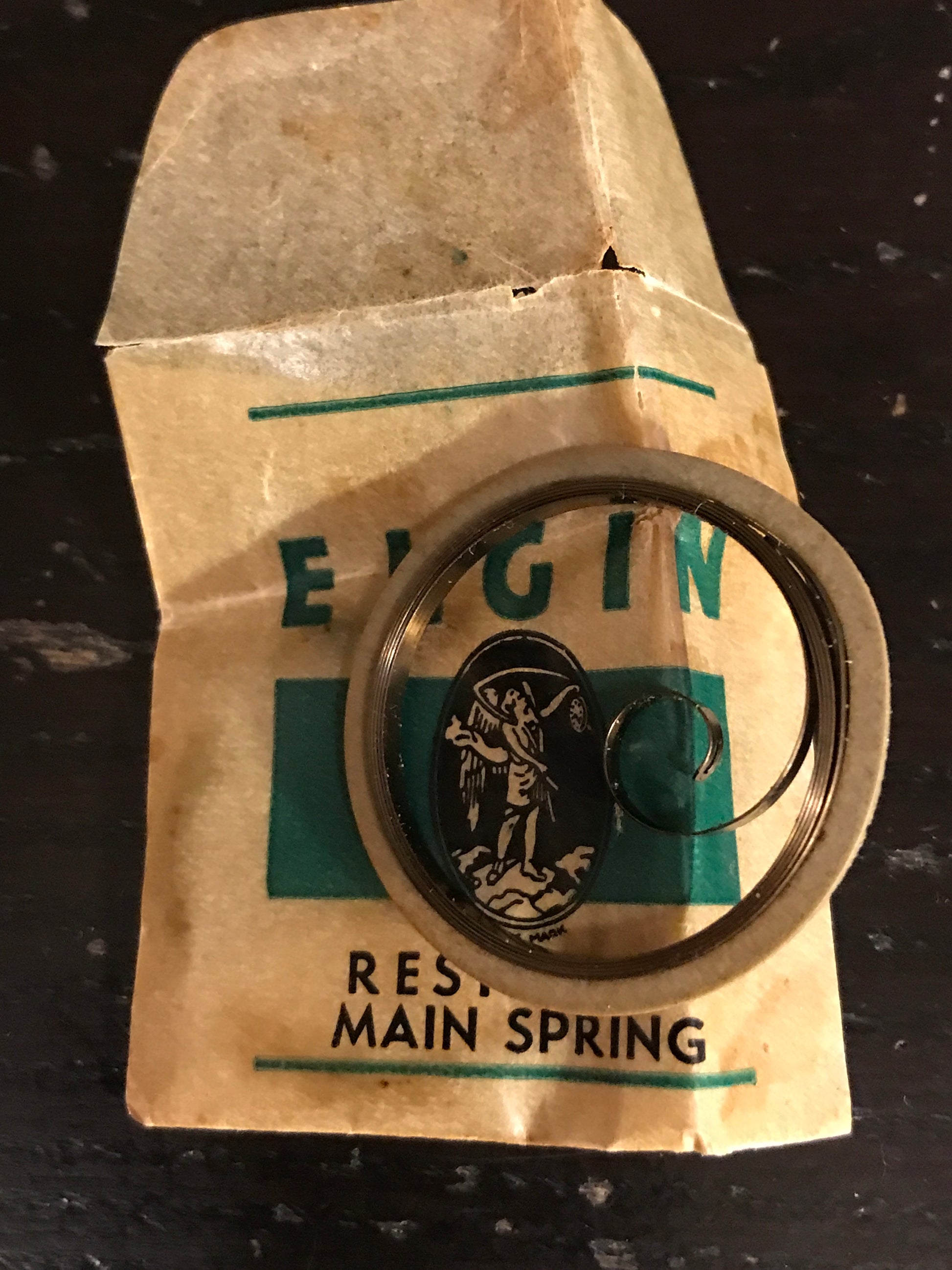 Elgin Factory Mainspring for 16s TIMER No. 5980 - Steel