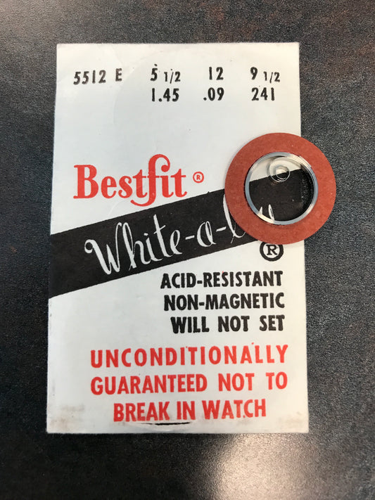 BESTFIT Mainspring 5512E for Omega 180 & Lemania 18SS Timers - Alloy