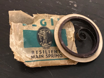 Elgin Factory Mainspring for Elgin 37s 8-Day Clocks #4457 - Steel