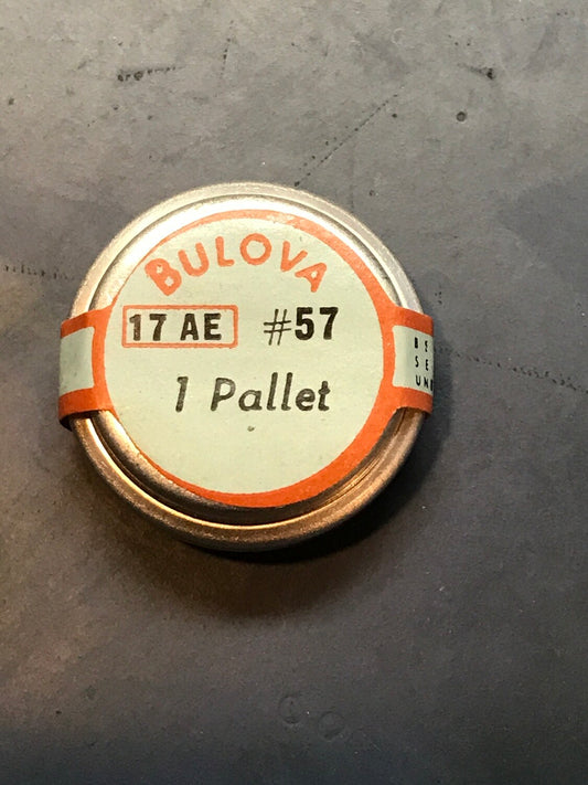 Bulova Factory Pallet, Complete, for caliber 17AE - New