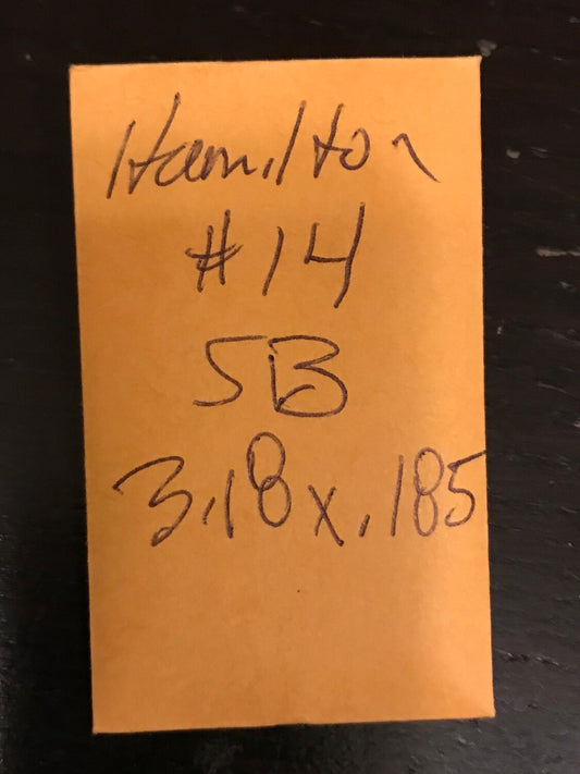 Hamilton 18s Mainspring Factory No. 14 for 23j Movements - Steel