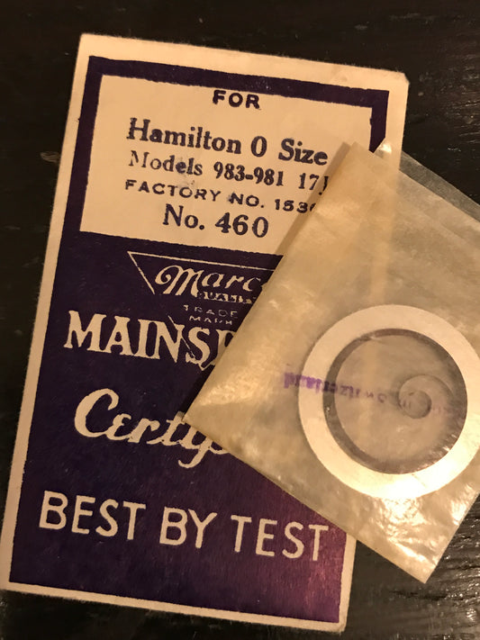 Marco Mainspring #460 for 0s Hamilton 17j Model 981, 983, Factory No. 1535 - Steel