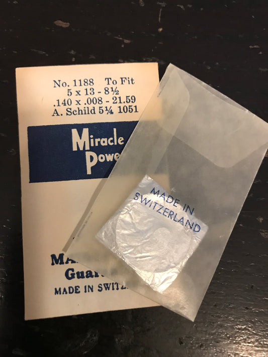Miracle Power Mainspring for 5¼ ligne A. Schild caliber 1051 - Steel