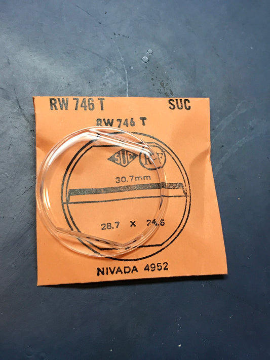 SUC Rocket Crystal RW 746T for NIVADA Mustang, Case #4952 - 28.7 x 24.6mm - New