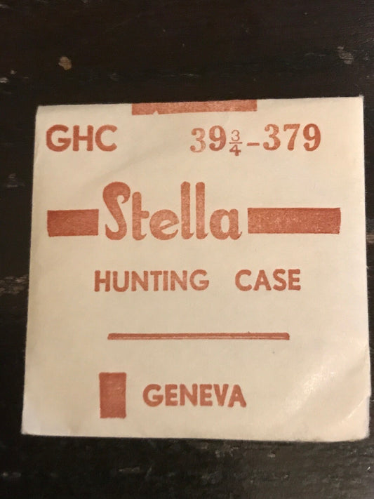 Stella GHC Hunting Case Crystal 37.9mm (size 39¾) - New