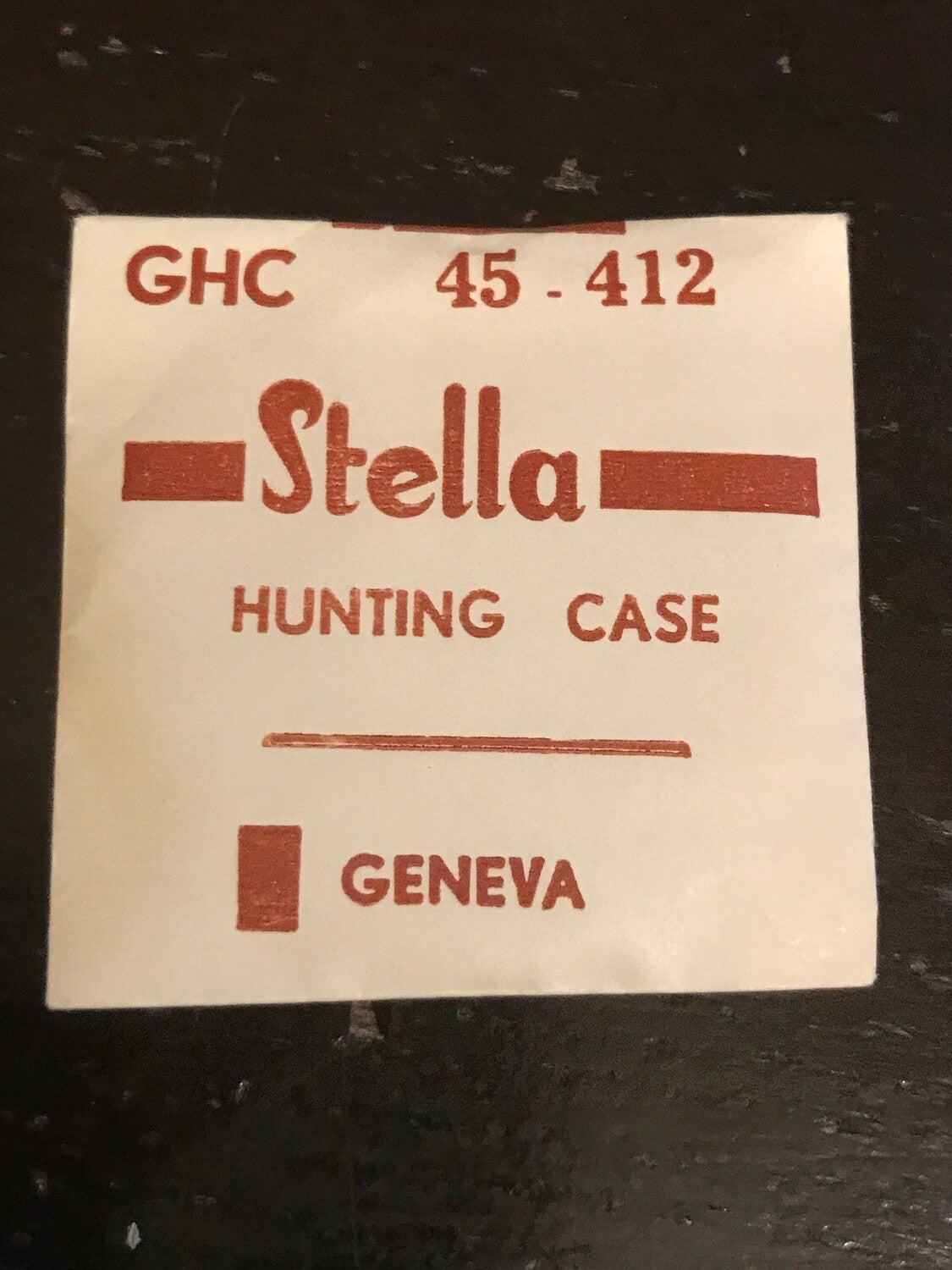 Stella GHC Hunting Case Crystal 41.2mm (size 45) - New