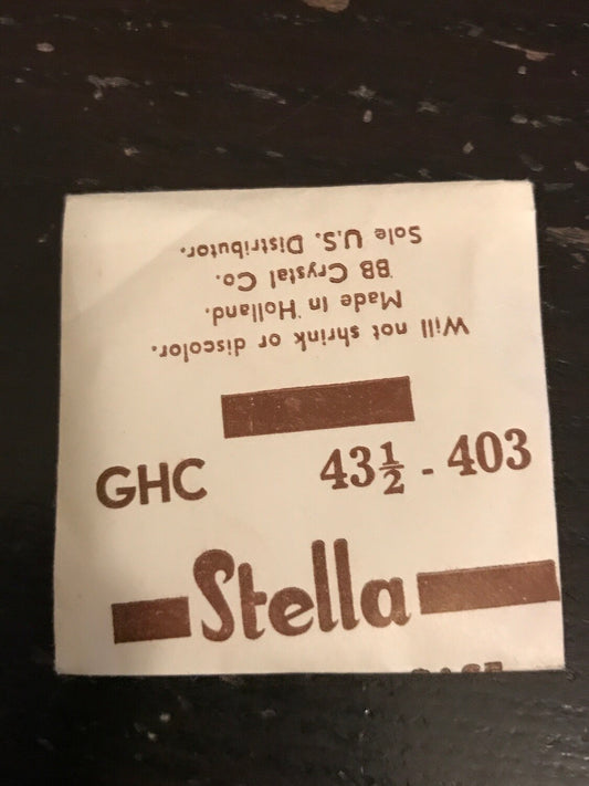 Stella GHC Hunting Case Crystal 40.3mm (size 43½) - New
