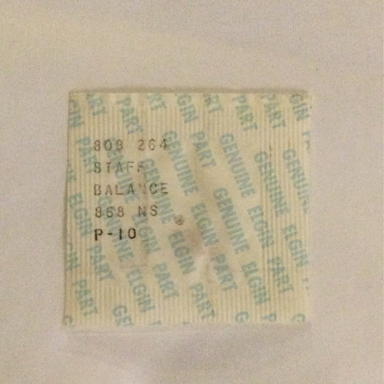 Elgin Factory Balance Staff for 6s Factory No. 868 - New
