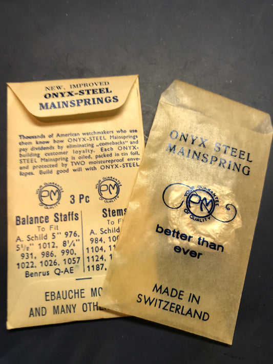 PM Mainspring No. 81 for Kurth 10½ ligne caliber 180 - Steel