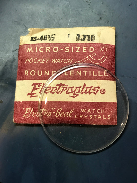 Electro-Seal ES-48½ Pocket Watch Crystal 43.4mm (1.710“) - New