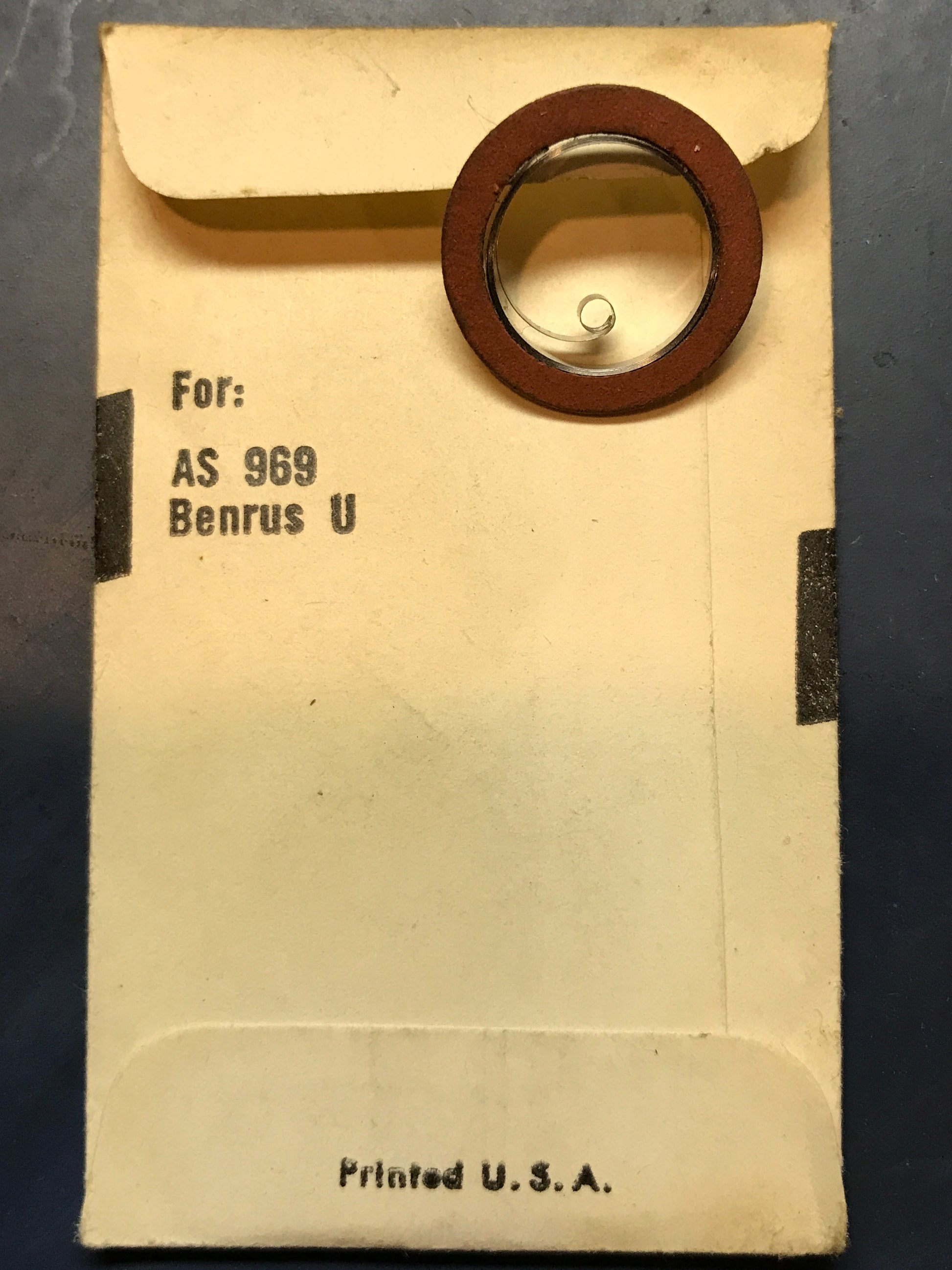 BESTFIT Mainspring 615C for AS caliber 969 & Benrus U - Alloy
