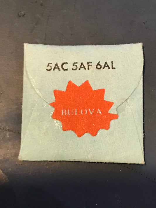 Bulova factory mainspring for caliber 5AB, 5AC, 5AF, 6AL - Steel