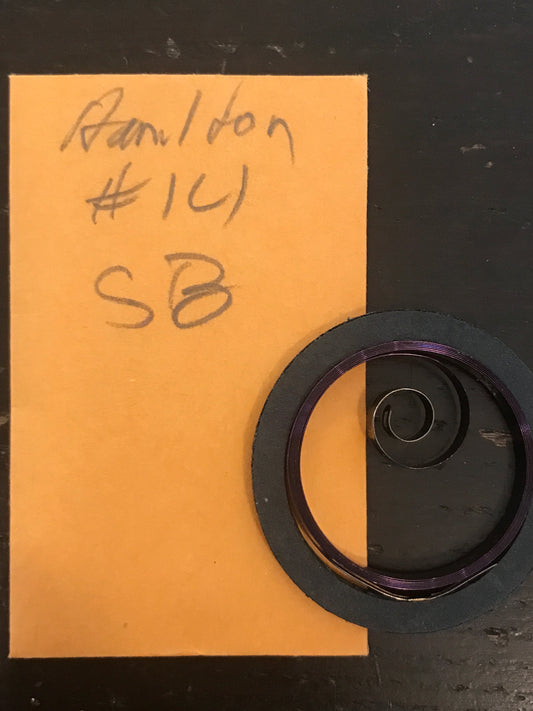 Hamilton 18s Mainspring Factory No. 14 for 23j Movements - Steel