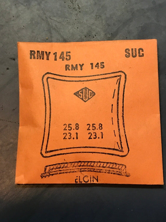 SUC Rocket Crystal RMY 145 for ELGIN - 25.8 x 23.1mm - New