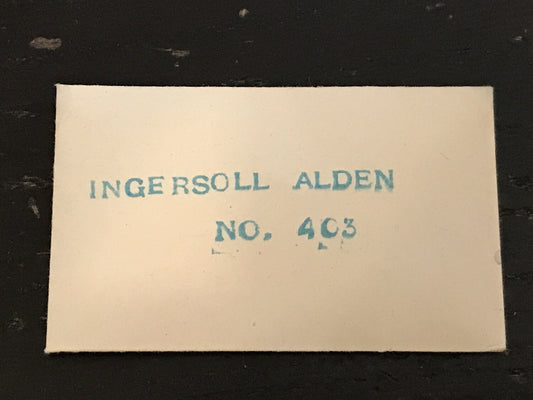 Ingersoll Mainspring for Alden Wrist Watches