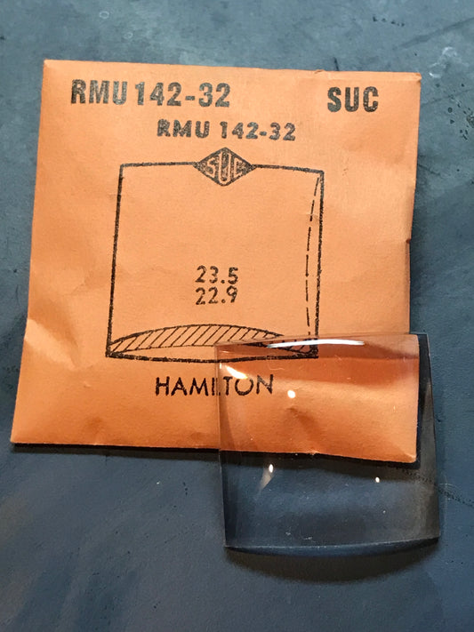SUC Rocket Crystal RMU 142-32 for HAMILTON - 23.5 x 22.9mm - New