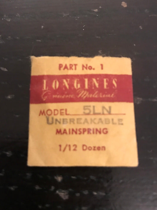 Longines Factory Mainspring for caliber 5LN - Alloy