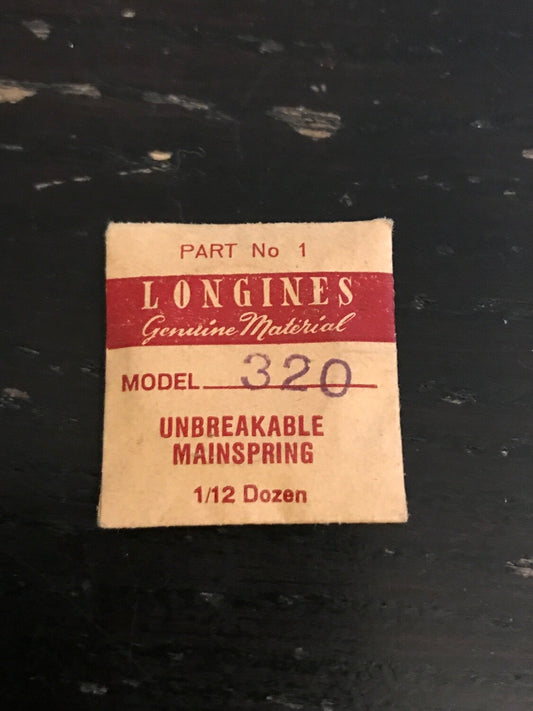 Longines Factory Mainspring for caliber 320 - Alloy