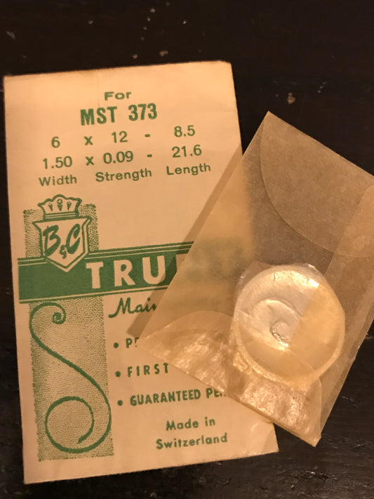 Trufit Mainspring for MST caliber 373 - Steel