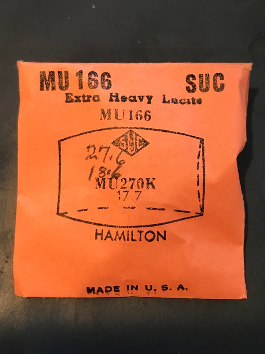 SUC Crystal MU 166 for HAMILTON - 27.0 x 17.7mm - New