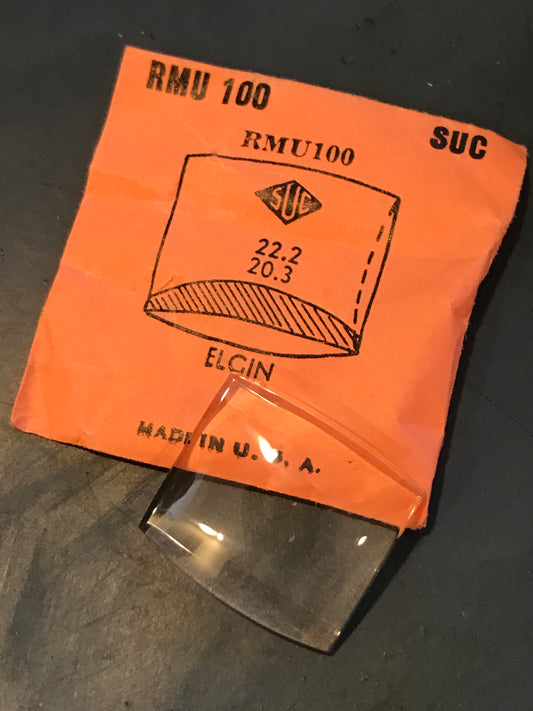 SUC Rocket Crystal RMU 100 for ELGIN - 22.2 x 20.3mm - New