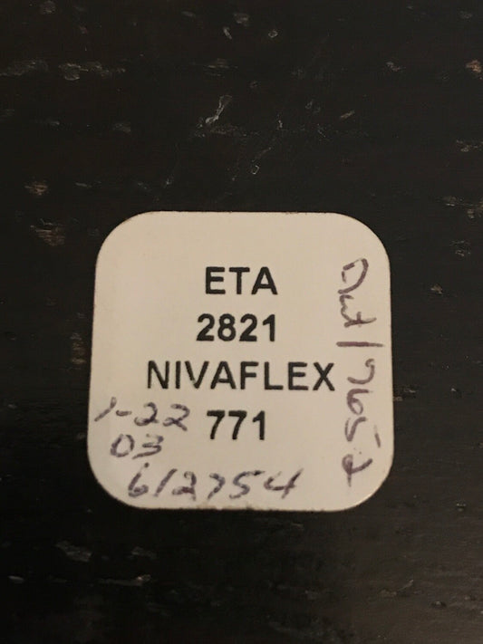 Nivaflex Unbreakable Mainspring for ETA 2821 - Alloy