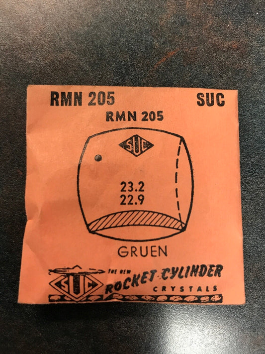 SUC Rocket Crystal RMN 205 for GRUEN - 23.2 x 22.9mm - New