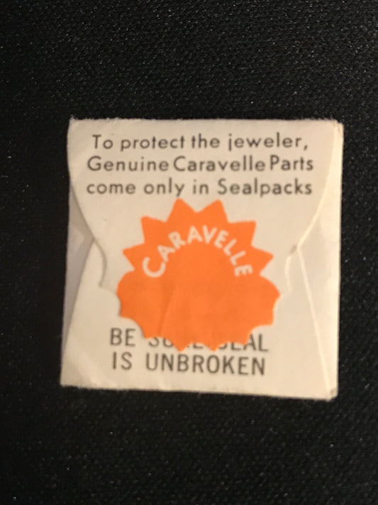 Bulova factory mainspring w/ bridge for Caravelle caliber 7OBAC - Alloy