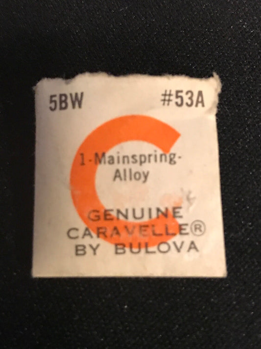 Bulova factory mainspring for Caravelle caliber 5BW - Alloy