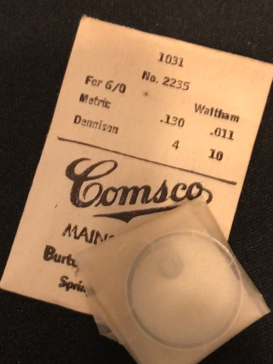 Comsco Mainspring #1031 for Waltham 6/0s Jewel Series 1912 #2235 - Steel
