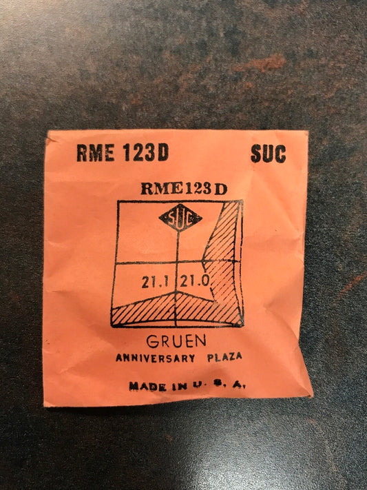 SUC Rocket Faceted Crystal RME 123D for GRUEN Anniversary Plaza - 21.1 x 21.0mm - New