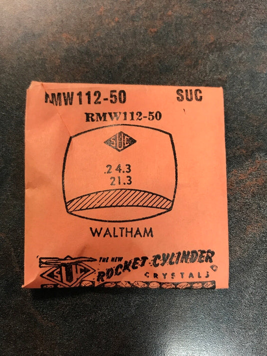 SUC Rocket Crystal RMW 112-50 for WALTHAM - 24.3 x 21.3mm - New