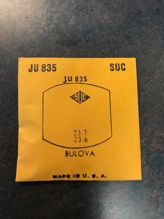 SUC Crystal JU 835 for BULOVA - 23.7 x 23.6mm - New