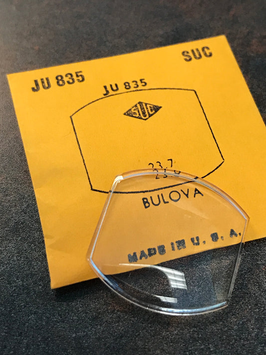 SUC Crystal JU 835 for BULOVA - 23.7 x 23.6mm - New