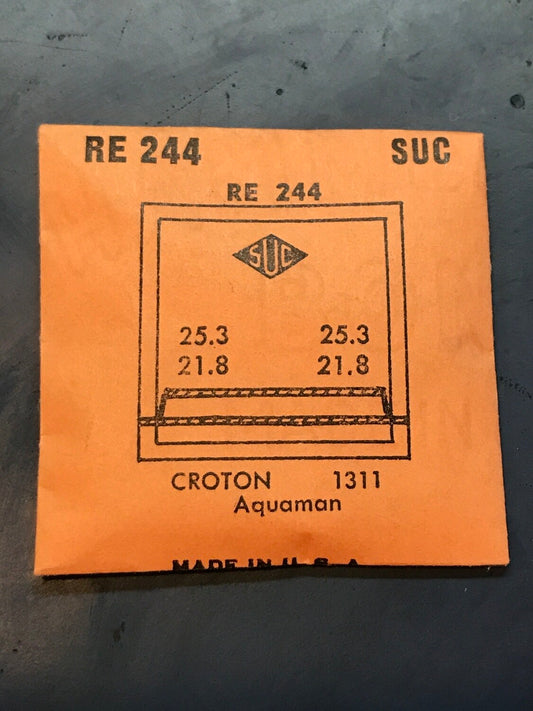 SUC Rocket Crystal RE 244 for CROTON Aquaman 1311 - 25.3 x 25.3mm - New