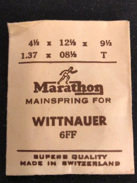 Marathon Mainspring for Wittnauer 6FF - Steel