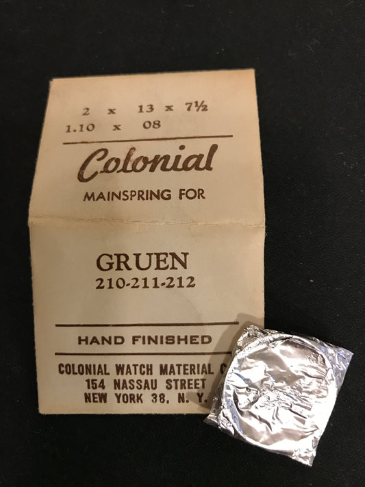 Colonial Mainspring for Guren 210, 211, 212 - Steel