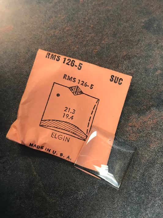 SUC Rocket Crystal RMS 126-5  for ELGIN 21.3 x 19.4mm - New