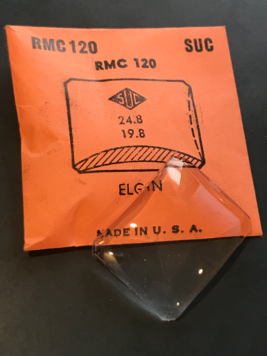 SUC Rocket Crystal RMC 120 for ELGIN - 24.8 x 19.8mm - New