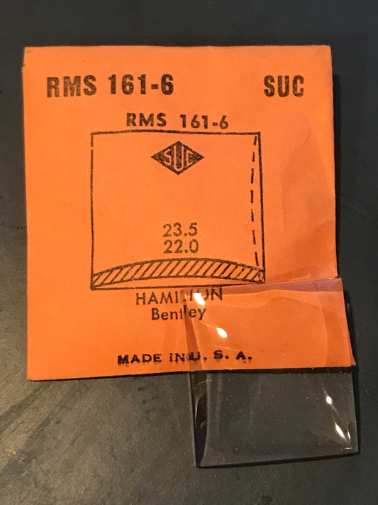 SUC Rocket Crystal RMS 161-6 for HAMILTON Bentley - 23.5 x 22.0mm - New