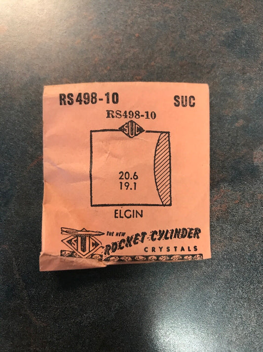 SUC Rocket Crystal RS 498-10  for ELGIN 20.6 x 19.1mm - New