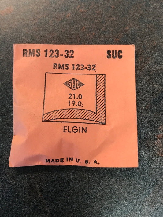 SUC Rocket Crystal RMS 123-32  for ELGIN 21.0 x 19.0mm - New