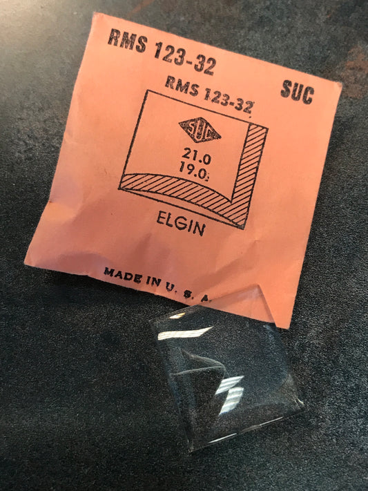 SUC Rocket Crystal RMS 123-32  for ELGIN 21.0 x 19.0mm - New