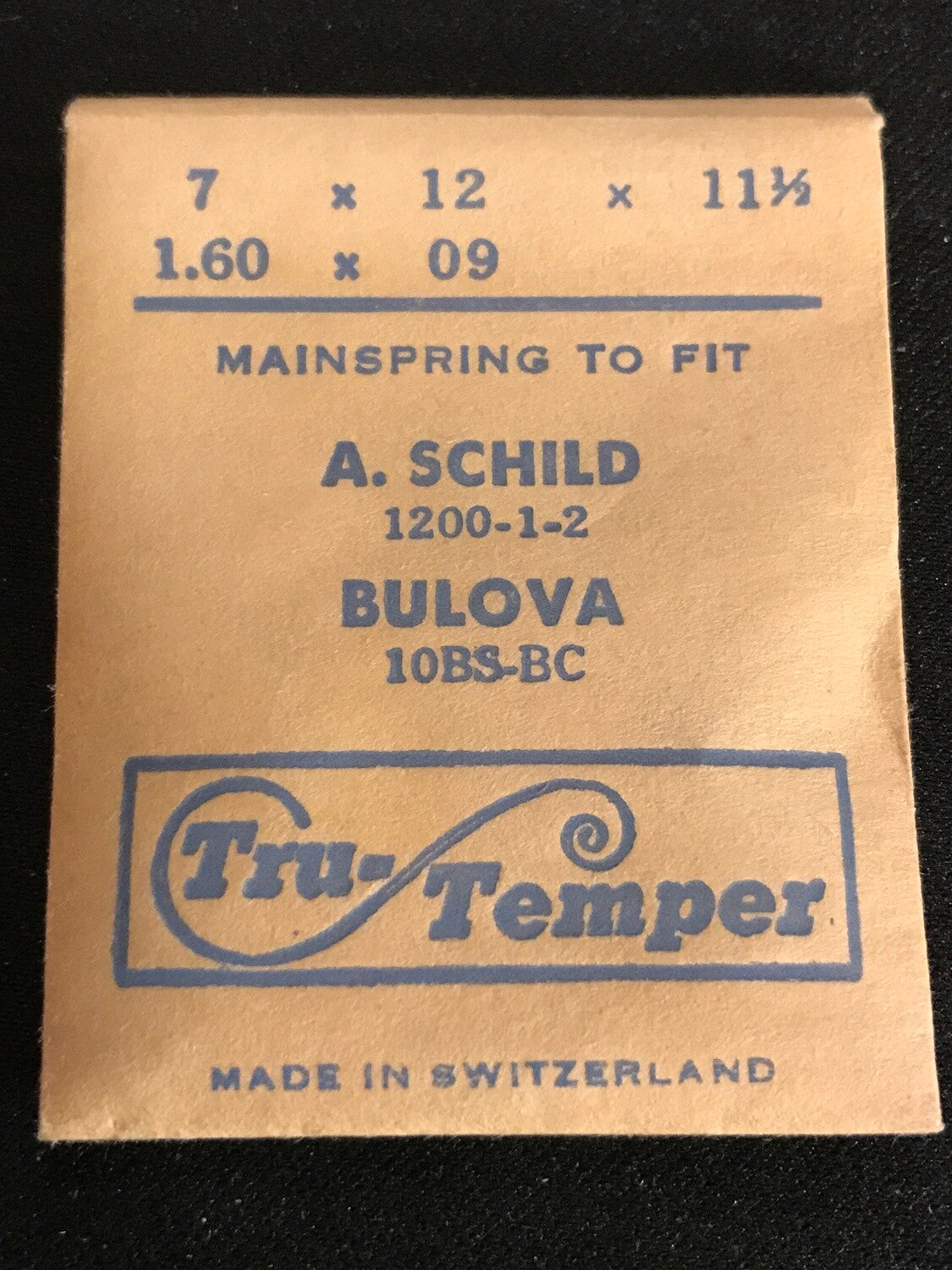 Bulova winding stem 10BC 10BCC 10BS 10BT (thread 110) tige de remontoir Bulova winding stem 10BC 10BCC 10BS 10BT (thread 110) tige de remontoir