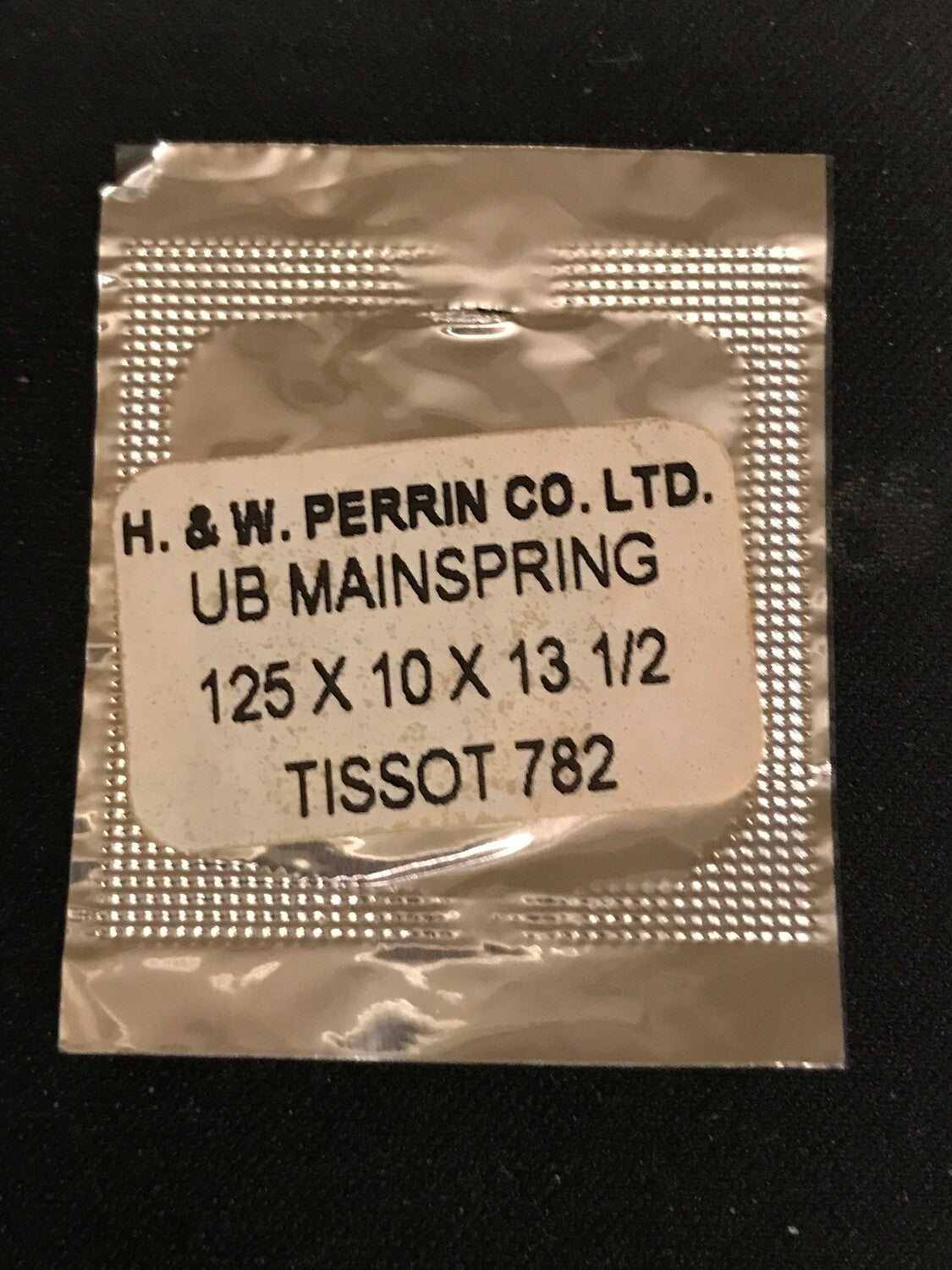 H. & W. Perrin Co. Mainspring for TISSOT caliber 782 - Alloy