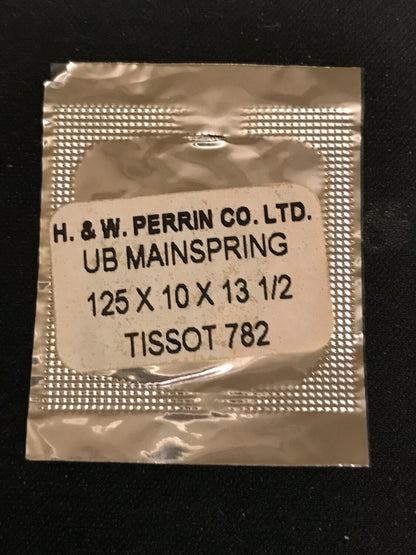 H. & W. Perrin Co. Mainspring for TISSOT caliber 782 - Alloy