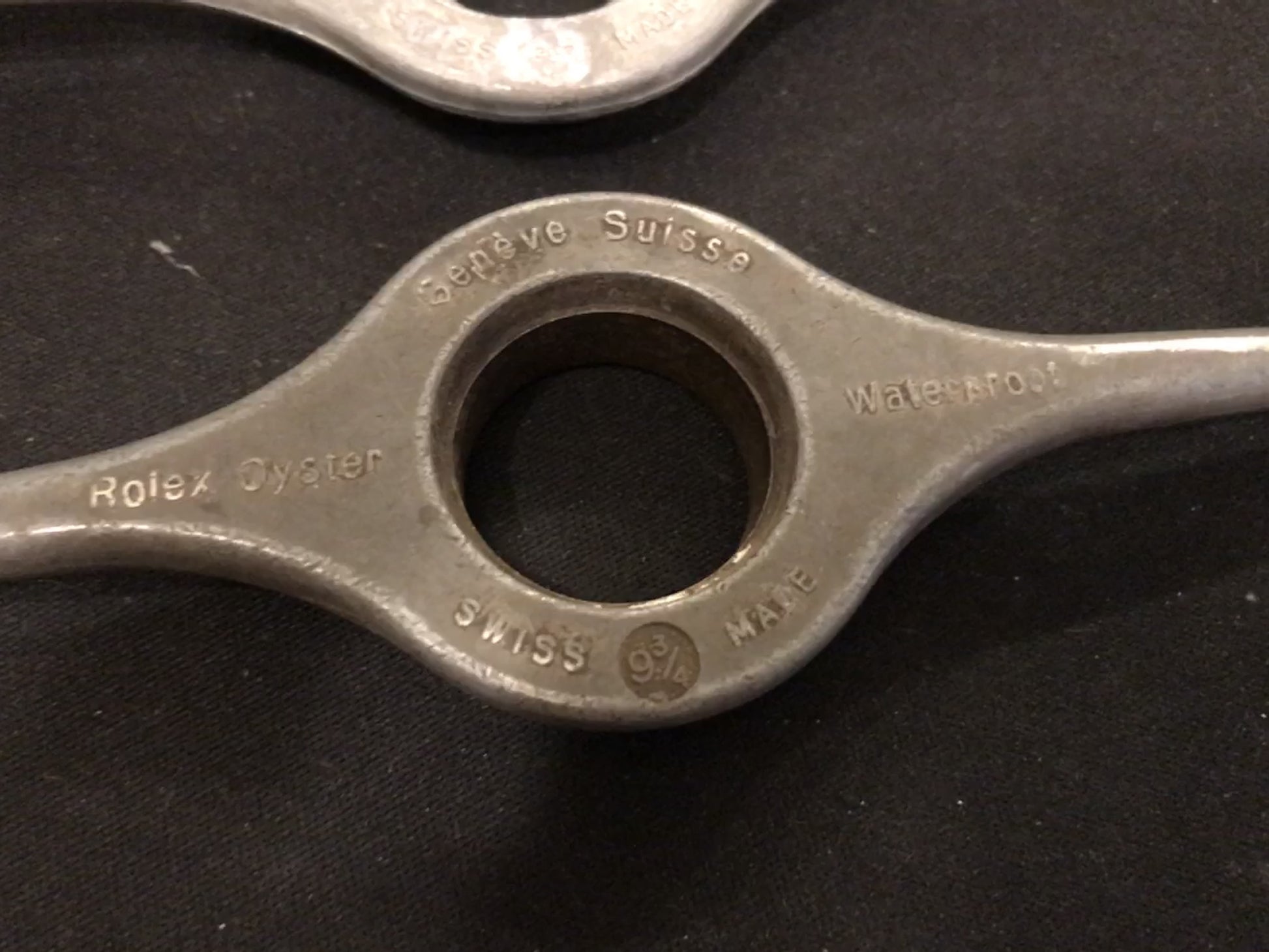 Lot of 3 Vintage Genuine Rolex Oyster Propeller Case Openers - 9¾, 10½, 20.2
