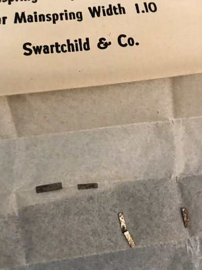 Swartchild Assortment 422052 Mainspring Tongue Ends