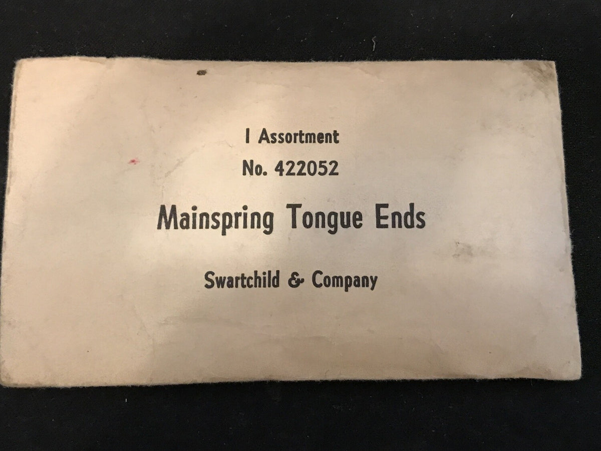 Swartchild Assortment 422052 Mainspring Tongue Ends